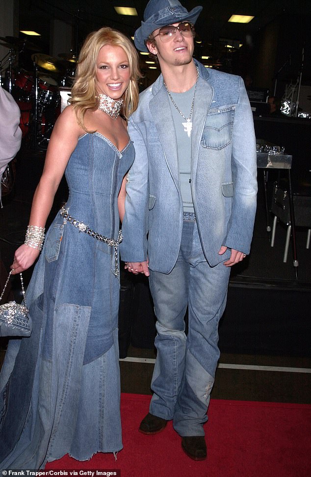 They were clearly inspired by Britney Spears and Justin Timberlake's denim explosion on the AMAs red carpet in 2001