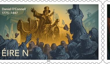 TV aerial in Daniel O’Connell stamp is a ‘visual signal’ to the modern age, not AI, says An Post – The Irish Times