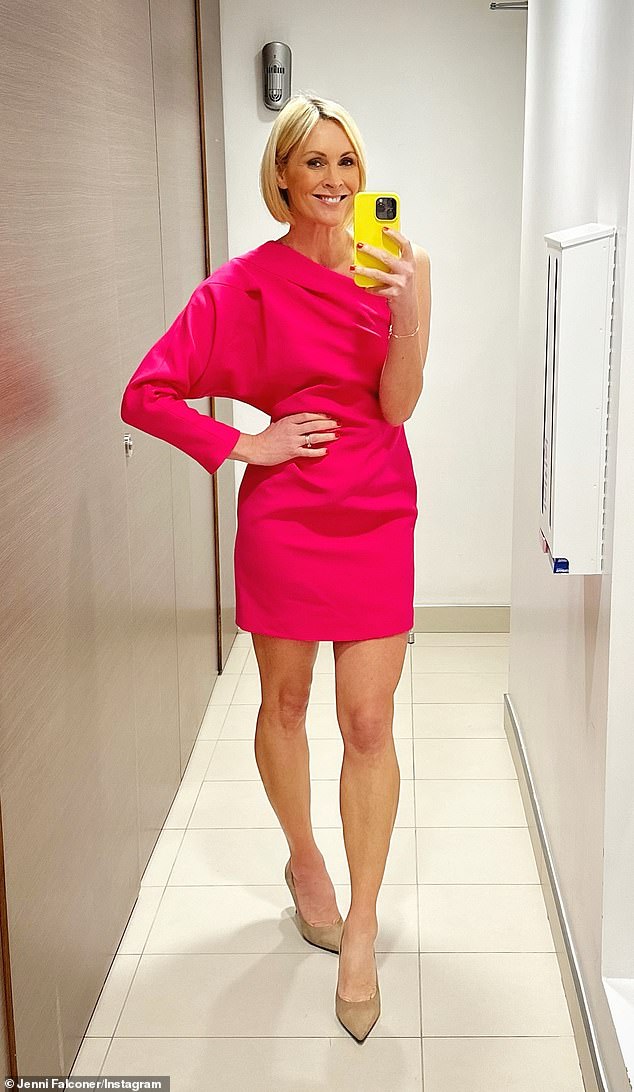 Earlier in March, Jenni revealed she had not eaten crisps or chips for 34 years due to her dedication to fitness, admitting 'I've never even tried a Pringle or had a McDonald's'