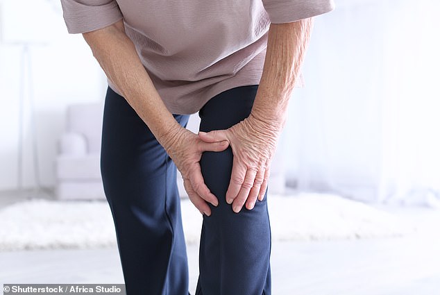 File image:  A simple change to how someone with arthritis in their knees walks could delay the need for surgery
