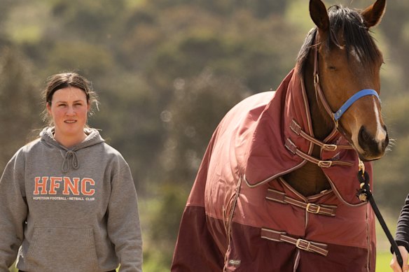 Taige Weir has ambitions to become a trainer.