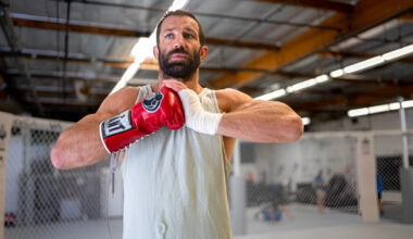 Luke Rockhold boxing MMA gym