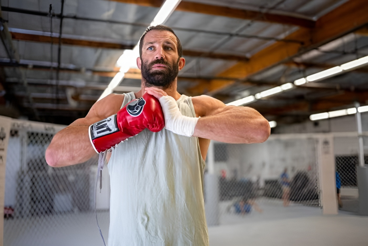 Luke Rockhold boxing MMA gym
