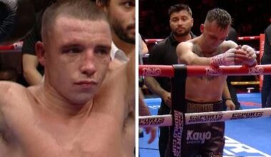 Nick Ball defeats Sam Goodman to retain WBA featherweight title, judges, result, video, reaction, highlights