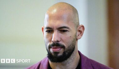 Andrew Tate appearing in court in Romania