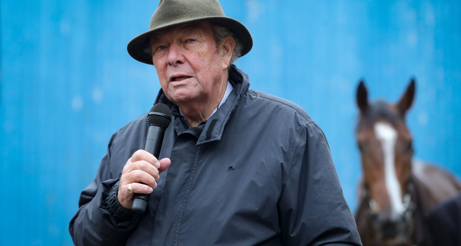 Trainer Edward O'Grady, 75