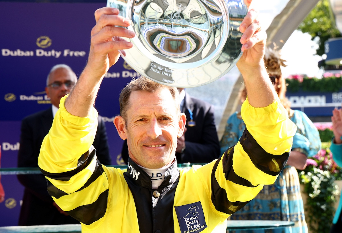 Ascot adventure: Hugh Bowman won his second Silver Saddle at the Shergar Cup. Photo: Ascot Racecourse