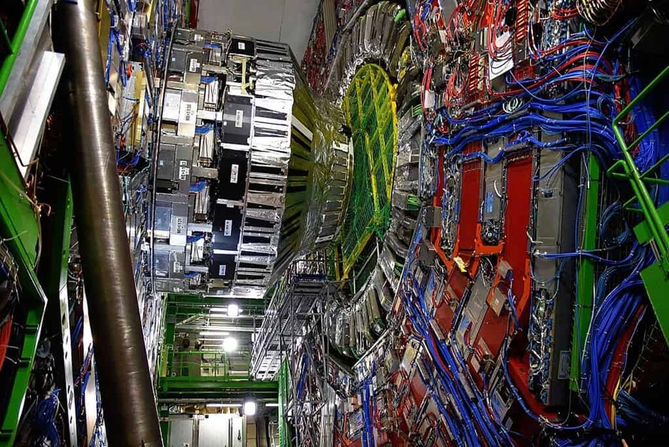 A large piece of complex machinery.