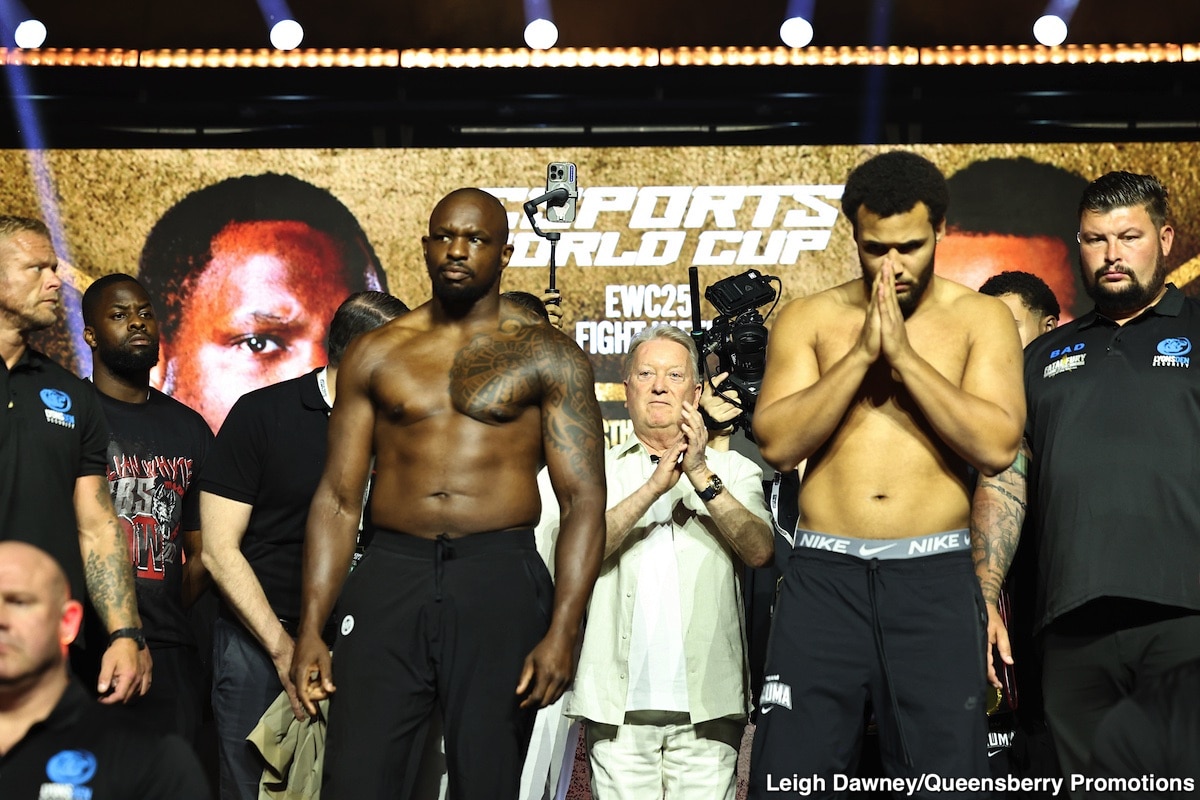 Image: Tonight's Live Results: Itauma vs. Whyte and Hrgovic vs. Adeleye - From Riyadh
