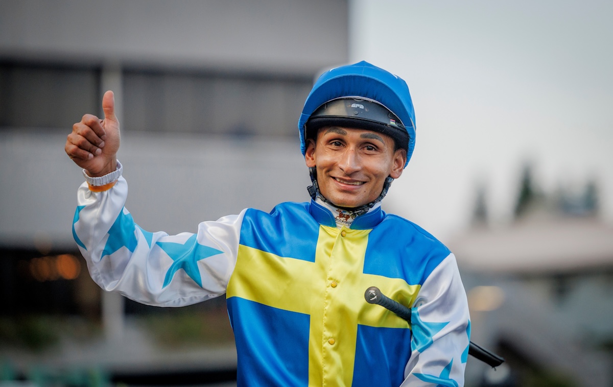 Karis Teetan: ‘I am really excited to be here and grateful for the opportunity.’ Photo: HKJC