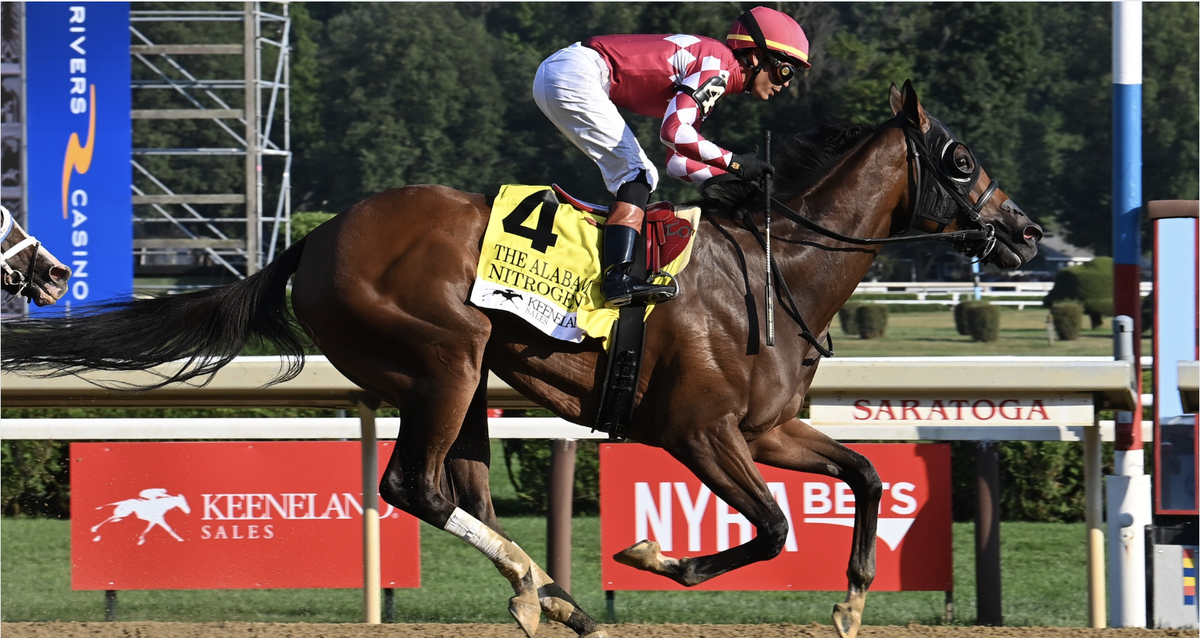 Nitrogen floats to victory in G1 Alabama pres. by Keeneland Sales