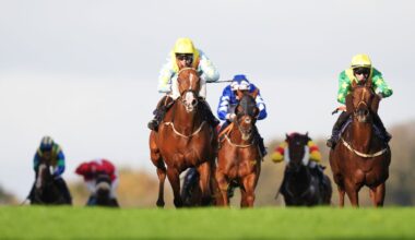Action from Brighton Racecourse