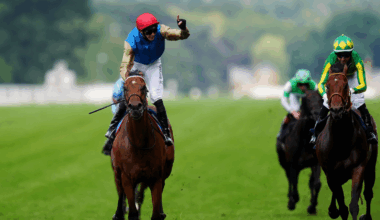 Lazzat and James Doyle hold off Satono Reve in the Queen Elizabeth II Jubilee Stakes