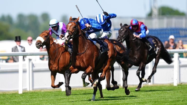 Ombudsman clears away from Anmaat to win the Prince Of Wales's Stakes