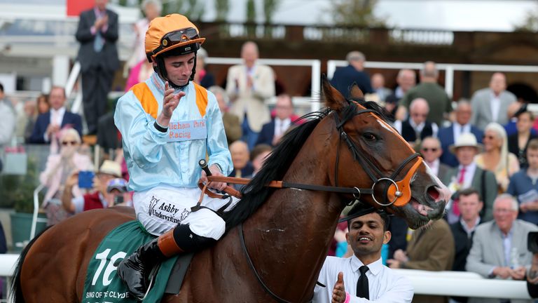 Song Of The Clyde returns to the winners' enclosure at York