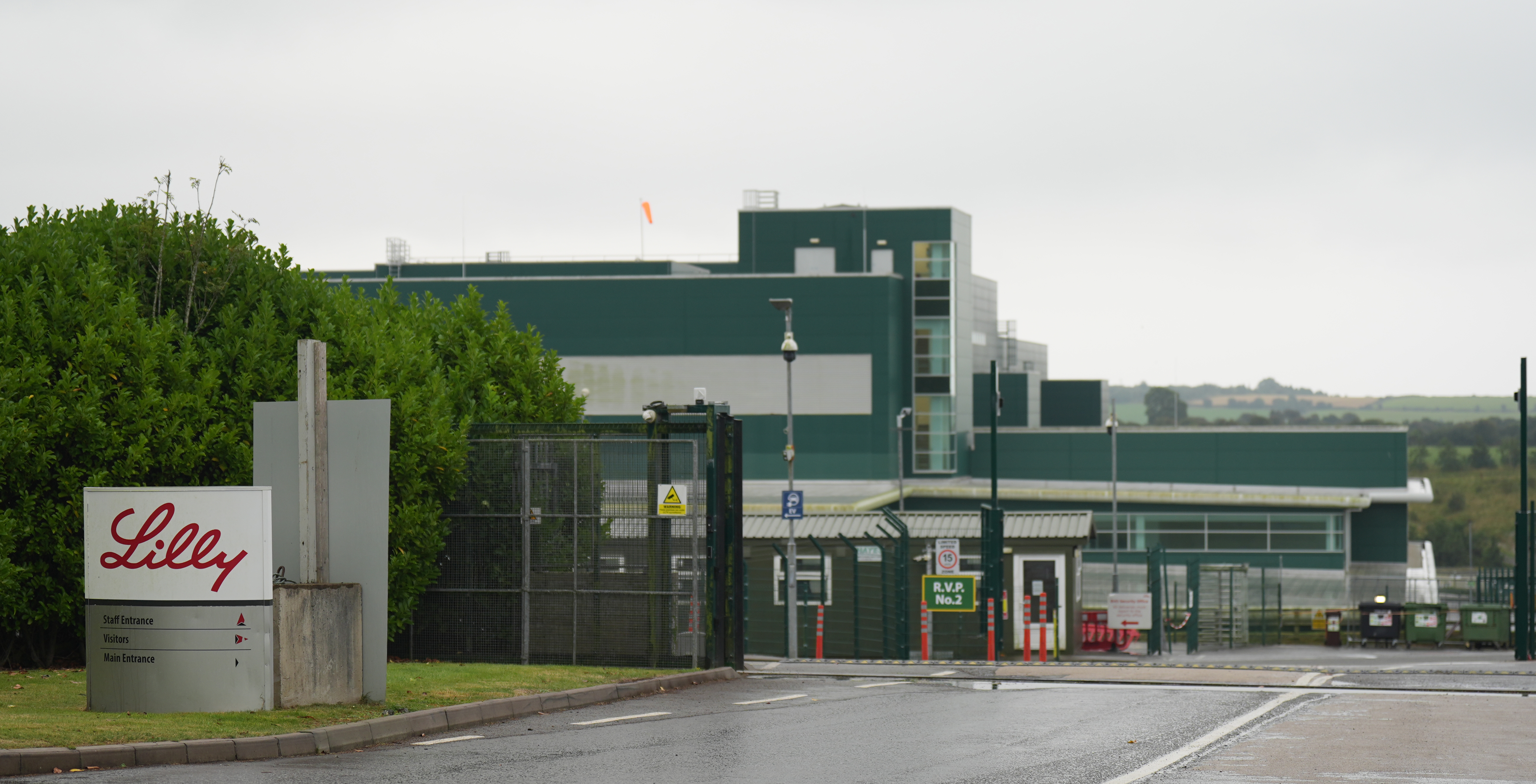 Eli Lilly factory in Kinsale, Ireland.