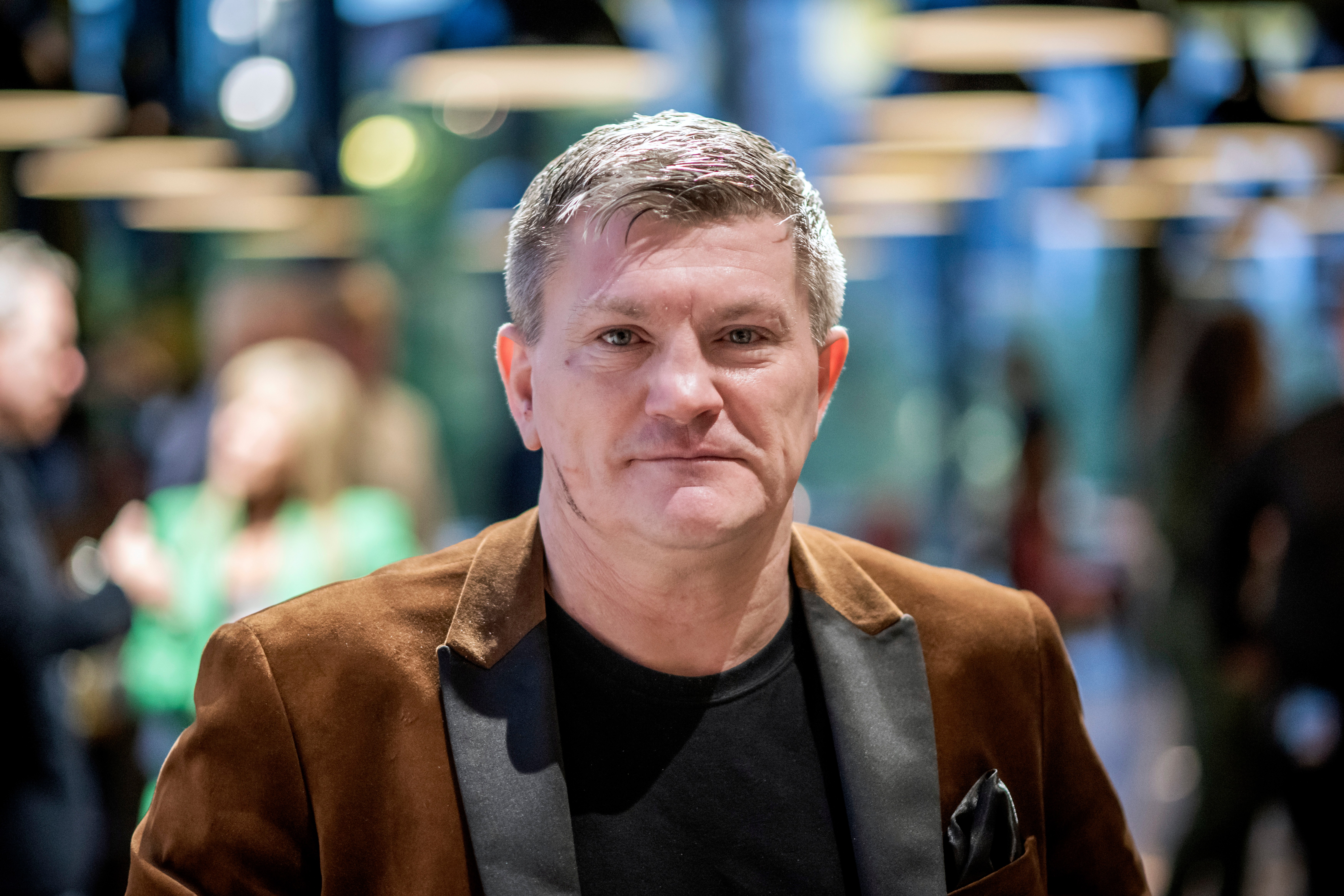 Ricky Hatton attends the UK premiere of "Hatton".