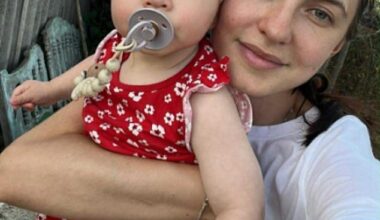 Petru and Natalia Obada were told their nine-month-old daughter Sophia was born with a rare disease and without surgery she could permanently lose her sight (Natalia and Sophia)