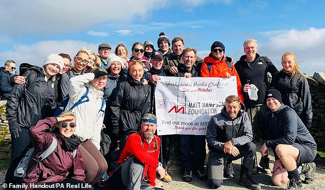 Mr Scott completed the Yorkshire Three Peaks Challenge as part of his many fundraising events