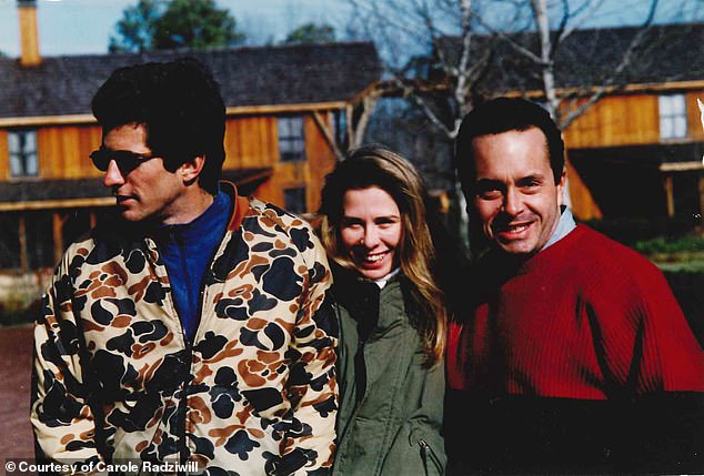 Anthony's death came just three weeks before, her close friend Carolyn Bessette-Kennedy, and her husband, John Kennedy, Jr., (pictured far left) died in a plane crash
