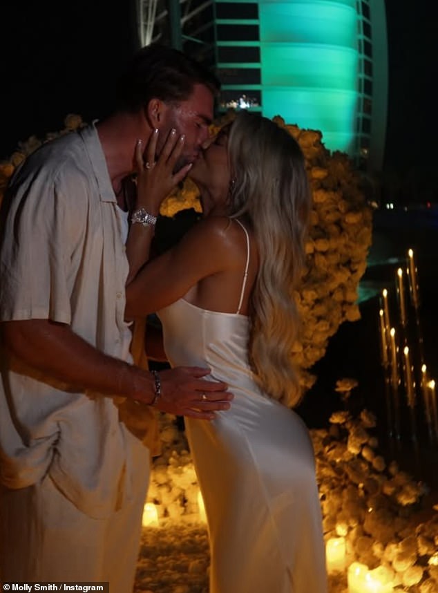 They both looked over the moon after the proposal