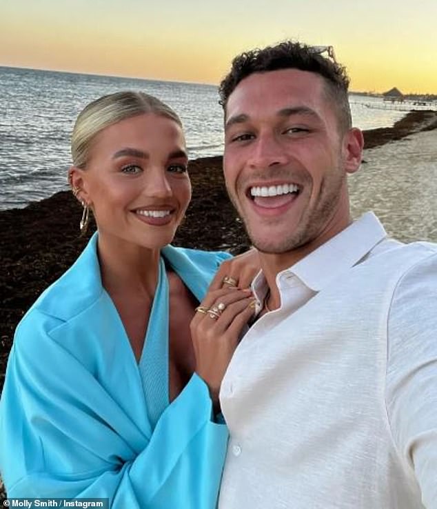 Seen with her ex Callum Jones who she met on her original series of Love Island
