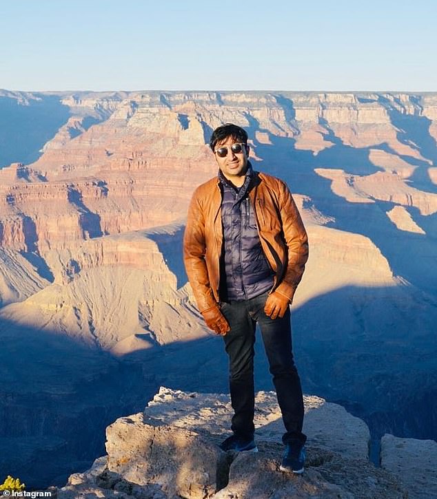 Community leader Satish Chandra added that Pandey, pictured here, had felt stressed before his death and had no known health issues