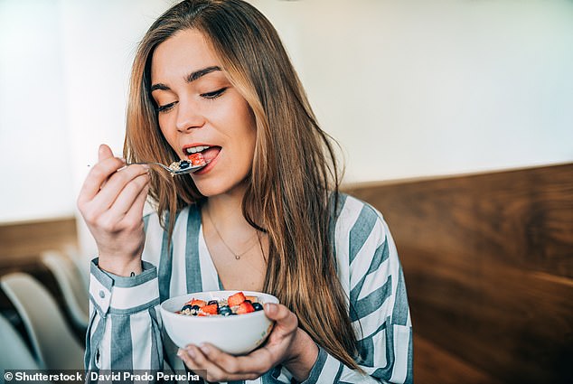 A study from Mass General Brigham found people who ate later in the day were more likely to die within 10 years (stock image)