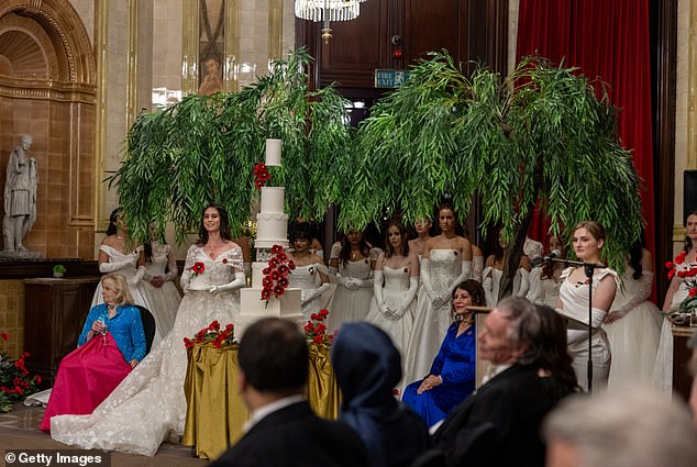 Debutantes (pictured in 2025) must pay £500 for their ticket to attend the annual ball - and spend six months raising funds for charity