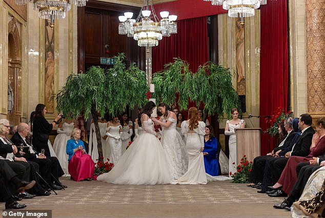 The event allows guests the opportunity to celebrate their year of charity fund raising and etiquette classes (pictured at the 2025 event)