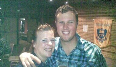 At the time of her diagnosis, Melissa was in a new relationship with Braden (right)