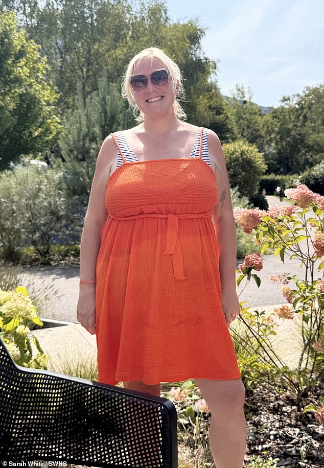 She was initially 'cynical' after a friend revealed she had lost more than 2st on Mounjaro, but eventually decided to try it herself after many a failed diets (pictured before weight loss)