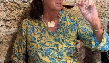 Penny Murray (pictured), export director at winery Planeta, is pictured sipping one of their red wines