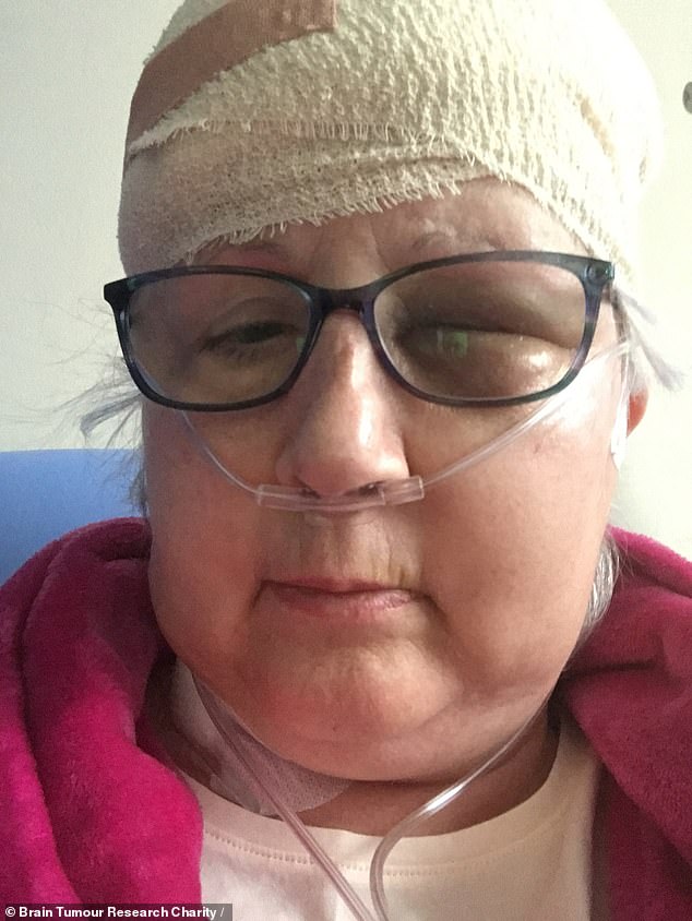 Steroids prescribed to reduce swelling caused her to balloon from ten stone to almost thirteen. 'I had to buy maternity clothes,' she recalled. 'I looked like a different person.'