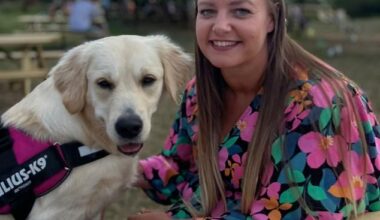 Emma Priest has told of her 'disbelief' at discovering her new dog, Penny, had both male and female genitalia