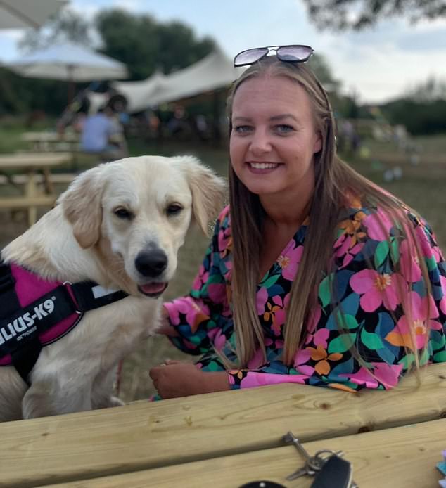 Emma Priest has told of her 'disbelief' at discovering her new dog, Penny, had both male and female genitalia