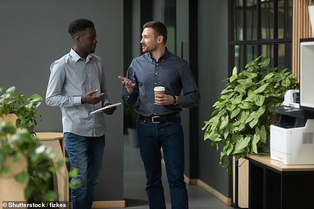In the study, 31 per cent of workers said drinking coffee gave them an energy boost to feel more productive, whilst almost half said being in an office space surrounded by colleagues boosted their productivity