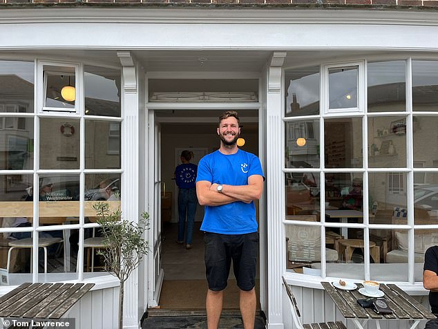 Cafe owner Richard de Carpentier was concerned that the homes vacated by second home owners may not be affordable for locals