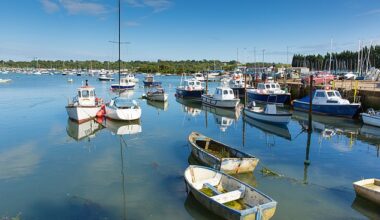 Bembridge is one of the most popular villages for second homes on the Isle of Wight. Pictured: Bembridge Harbour