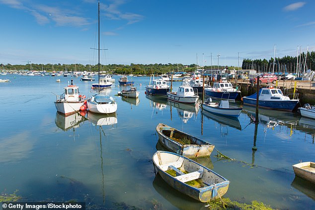 Bembridge is one of the most popular villages for second homes on the Isle of Wight. Pictured: Bembridge Harbour