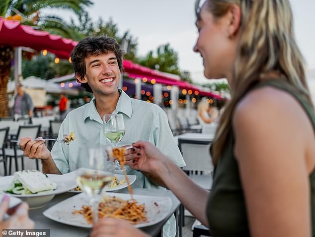 New science reveals that eating just one fatty meal can swiftly slow blood flow to the brain, potentially upping the risk for devastating conditions like stroke and dementia (stock)