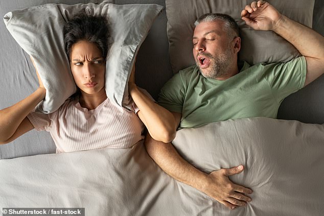 Half of Britons say they regularly survive on four hours sleep or less and it's causing trouble at work and strain in relationships with some couples admitting to sleeping separately (Stock image)