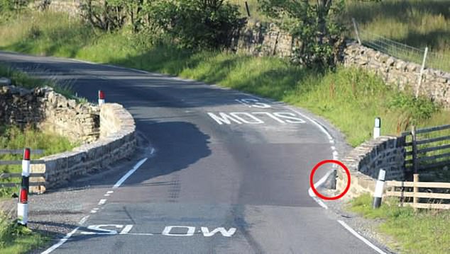 Drivers are struggling to spot the dark coloured bell - particularly at night