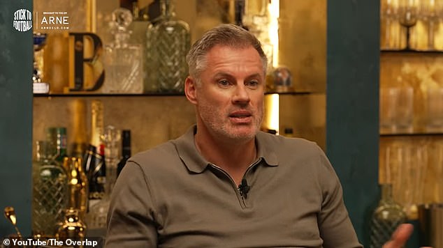 Jamie Carragher believes Mikel Arteta's rebuttal to criticism over his 'handbrake' tactics does not 'stack up'