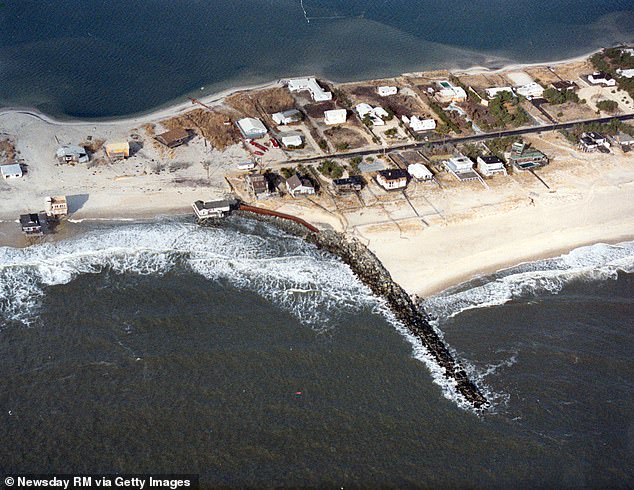 The virus has been detected in a woman who lives on Long Island, New York, home to 8 million people and the celebrity-loved Hamptons (file photo above)