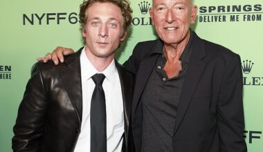 Bruce Springsteen reunited Sunday night with Jeremy Allen White who plays him in the biopic Deliver Me From Nowhere at a special screening of the film at the NY Film Festival