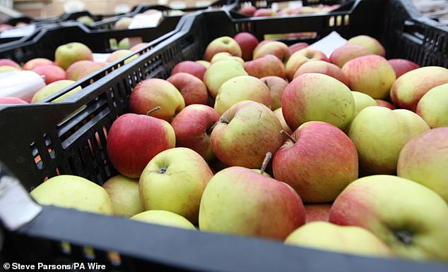 According to Mr Hobson, the best way to eat apples is whole and unpeeled, because the vast majority of its important fibre and antioxidant content is concentrated in the skin