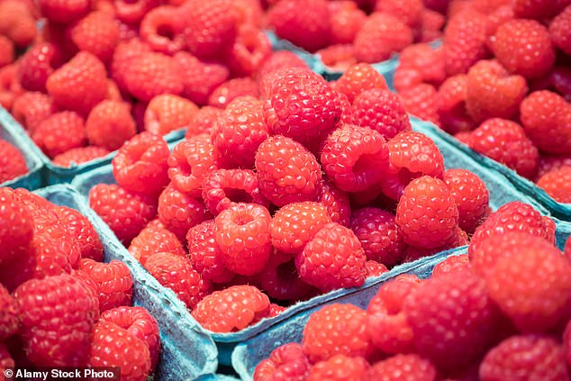 Studies show that adding raspberries to a carb-heavy meal resulted in lower blood sugar and insulin levels afterwards compared with the same meal without raspberries