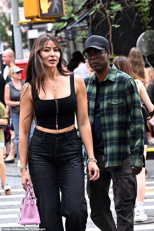 Chris Rock, 60, sparked romance rumors as he was seen with stunning Brazilian actress and entrepreneur Karmel Bortoleti, 45, in New York City