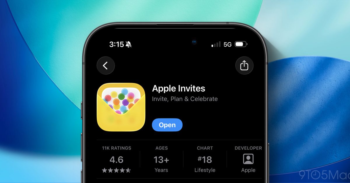 Apple Invites just got two new features and Liquid Glass design